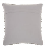 Light Gray Textured Dots And Stripes Throw Pillow