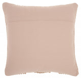 Blush Textured Diamonds Throw Pillow