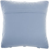 Soft Blue Textured Diamonds Throw Pillow