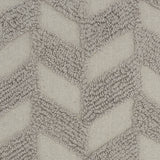 Light Gray Chevron Detailed Throw Pillow