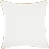 Cream Sequined Ombre Throw Pillow