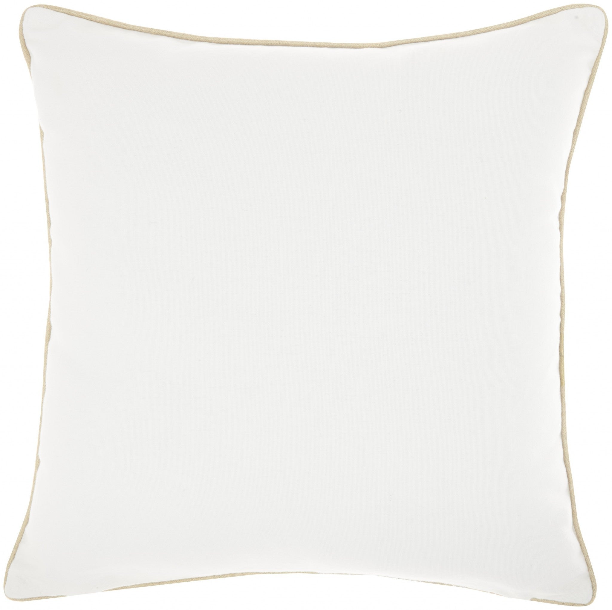 Cream Sequined Ombre Throw Pillow