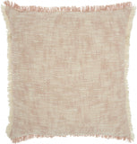 Blush And Ivory Abstract Pattern Throw Pillow