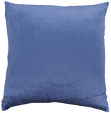 Cobalt Blue Gold Patterned Throw Pillow