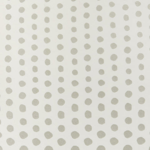 White And Silver Polka Dot Throw Pillow