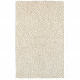 10’ X 13’ Modern Shag Ivory Indoor Area Rug