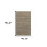 10'X13' Two-Toned Brown And Beige Indoor Area Rug