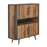 Modern Rustic Double Decker Accent Cabinet