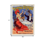 Taverne Olympia French Restaurant Unframed Print Wall Art