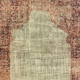 8’X11’ Ivory And Pink Medallion Area Rug