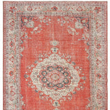 2’X3’ Red And Gray Oriental Scatter Rug