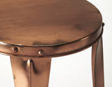 " Copper Backless Bar Height Bar Chair