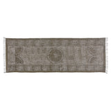 4’ X 6’ Putty Distressed Medallion Area Rug