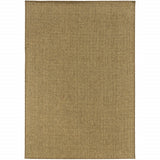 2' X 4' Tan Indoor Outdoor Area Rug