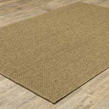 2' X 4' Tan Indoor Outdoor Area Rug