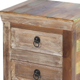 16" Modern Rustic Three Drawer Accent Chest