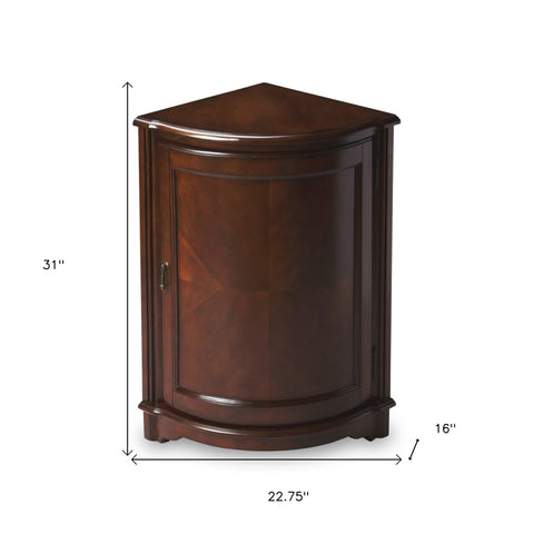 23" Dark Brown Standard Accent Cabinet