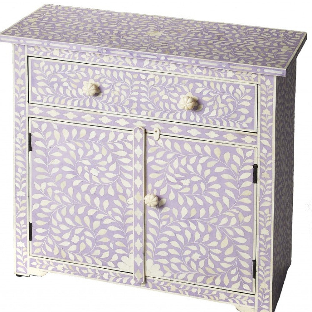 29" Purple Manufactured Wood Drawer Chest