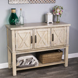 Rustic Natural Urban Gray Buffet Cabinet