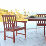 Brown Patio Armchair