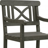 Distressed Grey Garden Armchair