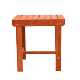 Sienna Brown Outdoor Wooden Side Table