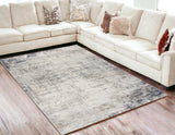 2’ X 3’ Navy Blue Distressed Striations Scatter Rug