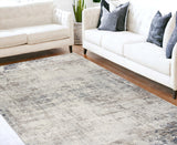 2’ X 3’ Navy Blue Distressed Striations Scatter Rug