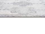 2’ X 3’ Gray Distressed Trellis Pattern Scatter Rug