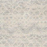 2’ X 3’ Ivory Distressed Ikat Pattern Scatter Rug