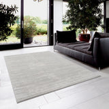 4’ X 6’ Modern Gray Distressed Area Rug