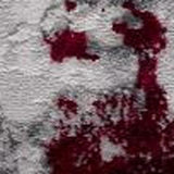 6' X 9' Red Abstract Dhurrie Area Rug