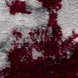 6' X 9' Red Abstract Dhurrie Area Rug