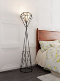 Black Diamond Floor Lamp Black