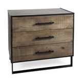 Modern Rustic Light Brown Wooden Cabinet