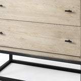 Rustic Modern Light Wash Two Drawer Chest