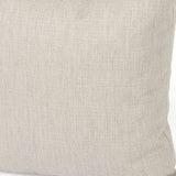 Neutral Sand Basket Weave Accent Throw Pillow