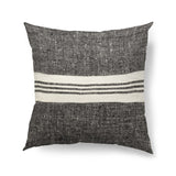 Black And White Stonewash Throw Pillow Cover