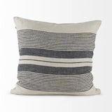 Gray And Cream Bohemian Dream Throw Pillow Cover