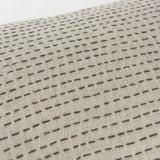 Beige And Dark Green Dotted Lumbar Pillow Cover