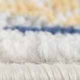2' X 4' Blue Floral Dhurrie Area Rug