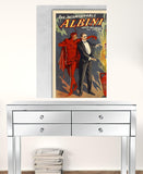 36" X 48" The Incomparable Albini Vintage Magic Poster Wall Art