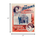 The Houdini's Metamorphosis Vintage Magic Unframed Print Wall Art