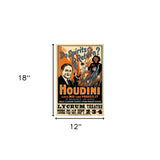 Houdini Spirits Vintage Magic Unframed Print Wall Art