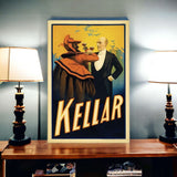 Kellar Drinks With The Devil Vintage Magic Unframed Print Wall Art