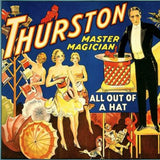 Thurston Out Of A Hat Vintage Magic Unframed Print Wall Art