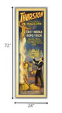 24" X 72" Thurston Rope Trick Vintage Magic Poster Wall Art