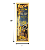 24" X 72" Thurston Rope Trick Vintage Magic Poster Wall Art