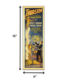 24" X 72" Thurston Rope Trick Vintage Magic Poster Wall Art