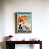 Dunes Beaches Vintage Travel Unframed Print Wall Art